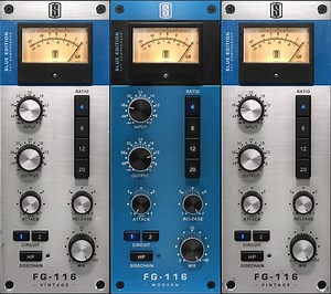 Slate Digital FG-116 Blue Series FET Compressors