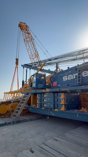 Our Liebherr LR-1750 & Kobelco CKE-2500 Sarens Team Blue Azerbaijan 🇦🇿 Kobelco Construction Machinery Europe Liebherr Construction #kobelco #cranelife #HeavyEquipment #liebherr #liebherrcrane #liebherrgroup #liebherrconstruction #LiebherrPower #liebherrfans #cranespotting #wind #heavymachinery #craneoperator #crane #crawler #crawlercrane #heavylifting #HeavyEquipment #windmills #windenergy #GreenEnergy #lifting | Kalle Marcel