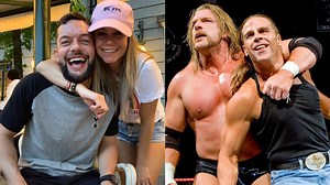 Photo: Finn Balor and his wife dress-up as Shawn Michaels and Triple H for Halloween