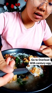 Century black egg, masarap sa congee! #gotoviral #lugawislife #foodblogger #foodlover #GotoOverload #pagkaingpinoy #lugaw #congee #foodie #trendingvideo | Ean's vlog and family