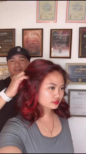 #hairbycarolino #hairhighlight #haircolor #redtone #carolinosalon | Hair By Carolino for men and women