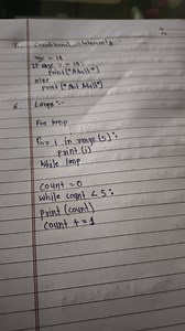 Conditional statements: python age = 18 if age >= 18: print... | Filo