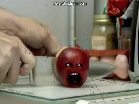 Annoying Orange Death-Knife Attack-Apple 8