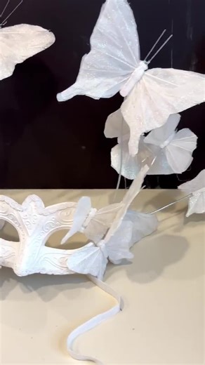 Butterfly Masquerade Mask- Black White Ball- Mask - Etsy