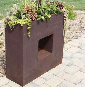 [Hot Item] Metal Window Box Planters Corten Steel Garden Planter