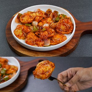 7.2K views · 100 reactions | 5-Star Hotel Style Egg Manchurian Recipe | Delicious Egg Chili Manchurian | Egg Snacks Recipe #EggChiliManchurian #EggSnacksRecipe #HomemadeManchurian #HotelStyleRecipe | N'Oven Foods | Facebook