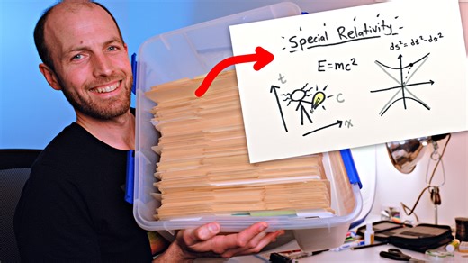 This is fourteen years of MinutePhysics drawings and I'm giving them all away. If you want one, you can have one! I'm going to send a drawing, first come, first served, to everyone who's actively supporting MinutePhysics on Patreon at or above the Special Relativity level as of the end of November 2024; doesn't matter where in the world you are - end of November 2024. If you’re not able to support me at that level, I’m also going to send a nice print copy of one of my favorite drawings to anyone