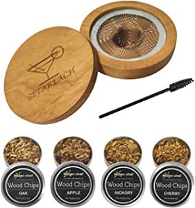 Cocktail Smoker Kit with Torch and Wood Chips (without torch)