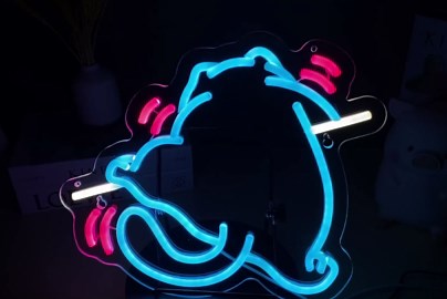 Garfield Neon Sign Cute Cat Neon Sign for Wall Decor Cute Animal Neon Sign USB Dimmable LED Neon Lights for Bedroom Zoo Pet Shop Cat Cafe Decoration Gif for Teen Boys Girls Christmas