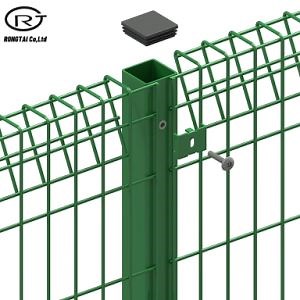 [Hot Item] High Quality Galvanized Steel Metal PVC Coated 3D V Bending Welded Curved Garden Wire Mesh Panel Farm Fencing