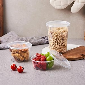 [Hot Item] 32oz Airtight Food Storage Containers – Clear Plastic for Deli & Takeout