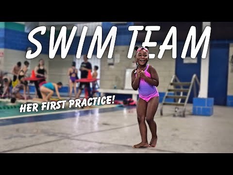 SHE MADE THE SWIM TEAM!