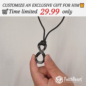 1.3K views | Discover endless possibilities with the FaithHeart Runes Mobius Strip Infinity Necklace. Featuring ancient runes on a continuous loop, this necklace symbolizes infinite wisdom and protection. Perfect for those who embrace timeless style and deep meaning. #InfinityNecklace #RunesJewelry #FaithHeartStyle | FaithHeart Store | Facebook