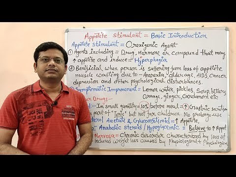 Appetite Stimulants | Orexigenic Drugs | Introduction of Appetite Stimulants | Appetizers | Hunger
