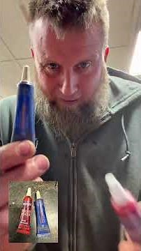 Blue Locite Vs Red Locite… blue in red tube , red in blue tube ♻️