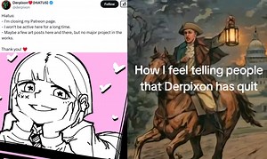 Renowned Lewd Content Animator 'Derpixon' Closes Patreon And Announces 'Long' Hiatus As Internet Mourns