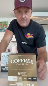 COFFREE Organic Instant Coffee Packets - 0% Decaf Convenient Coffee Sticks, Mold Free, Low Acid Arabica Beans for On-the-Go Energy - Hot or Cold Balanced Taste Single Serve Travel Packets 24 Count