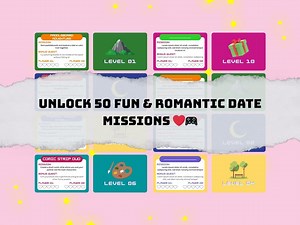 Fun Date Night Game | 50 Date Ideas Couple Cards (digital Download) - Etsy
