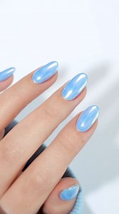 15K views · 52 reactions | These Baby Blue Chrome Nails scream...