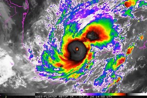 Milton is now a catastrophic Category 5 hurricane, the second to form to date this season after Hurricane Beryl in June. Some gradual weakening is expected to start sometime tomorrow but Milton is forecast to remain a large and powerful hurricane before landfall along the gulf coast of Florida mid week. Hurricane Milton Tropical Cyclone Update Corrected NWS National Hurricane Center Miami FL AL142024 1055 AM CDT Mon Oct 07 2024 • MILTON RAPIDLY INTENSIFIES INTO A CATEGORY 5 HURRICANE Data from a