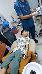 Comfortable inhalation induction to give general anesthesia for a full mouth rehabilitation treatment by our consultant anesthesiologist Maj. Dr. Aleem For more info 03175857372 29D Upper Ground Floor Civic Centre Phase 4 Bahria Town Islamabad | Premier Dentistry