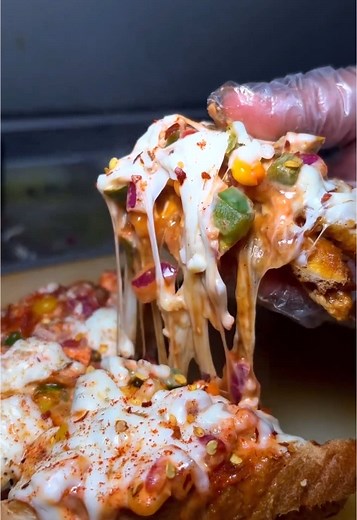 Delicious Pizza Sandwich with Karak Chai Recipe