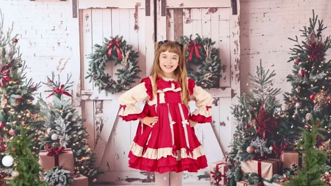 Kate 10x10ft/3x3m Christmas Tree Backdrop for Photography Xmas Arch Photoshoot Background Photo Video Studio Props