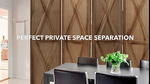 4 Panel Room Divider and Folding Privacy Screens 5.7ft Room Divider Temporary Wall Dividers Room Separator Freestanding Room Dividers X-Shape for Home Office Restaurant Bedroom Brown