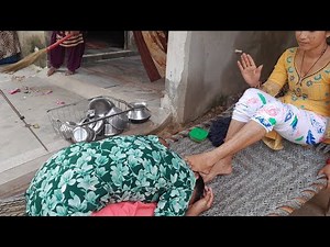 Blessing of sister / legs massage Asmr