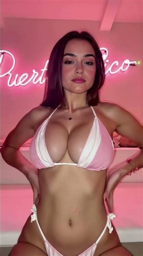 Belle’s Wild Bikini Tease Will Break Your Brain 😈 | Bold Brunette, Big Curves #model #curvy #bikini