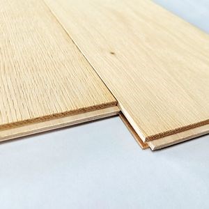 [Hot Item] Unfinished European Oak Solid Oak Wood Brushed Surface Wood Texture Ab Grade French Oak Engineered Hardwood Flooring