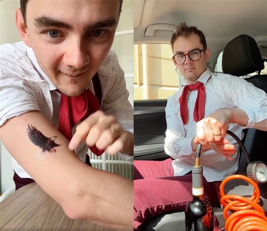 Remove temporary tattoos in seconds!