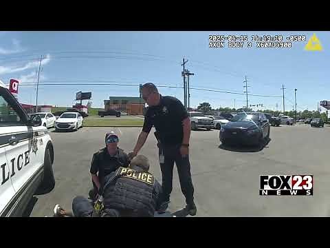 *WARNING* Body cam video released of man ran over by Tulsa Police unit