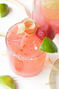 Strawberry Rhubarb Margarita