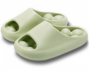 Ginsiom Bubble Massage Slides Slippers for Women Men Non Slip Quick Drying Bathroom Shower Slippers