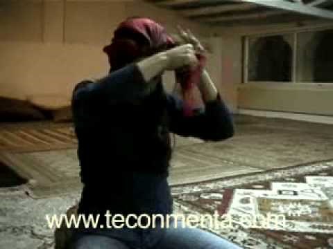 Como hacer un turbante: 3.- Litham tuareg