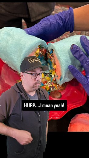 4.7K views | Would you try the Cotton Candy Burrito? - AJ (@gonzotheradio) | ENERGY106FM | Facebook