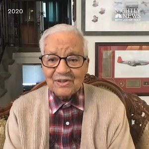 3.8K views · 194 reactions | Remembering Charles McGee, one of the last Tuskegee Airmen: https://nbcnews.to/3KvUyk7 He was 102 years old. Lester Holt spoke to McGee in 2020, and will share his story tonight on NBC Nightly News. Join us at 6:30 pm ET / 5:30 pm CT (check your local listings). | NBC Nightly News with Tom Llamas | Facebook