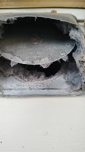 Fire Hazard #fyp #fireprevention #dryervent #dryerventcleaning | Freddie Dunlap