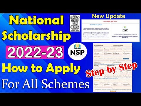 National Scholarship 2023-24 Apply New Process Step by Step | NSP 2023-24 Apply🔥ICT Academy