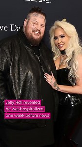 Jelly Roll revealed he was hospitalized one week before his divorce from estranged wife Bunnie Xo came to light.