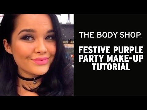 Festive Purple Party Make-Up Tutorial – The Body Shop