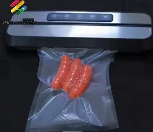 [Hot Item] Custom Vacuum Compressed Bag Food Packaging Compostable PLA Vacuum Storge Bags Food Grade Hot Seal Packaging Bag