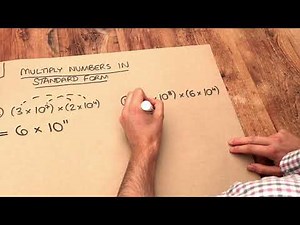 Key Skill - Multiply numbers in standard form.