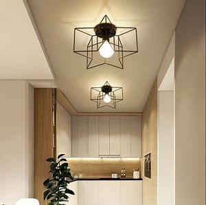 [Hot Item] Industrial Cage Retro Ceiling Lights Fixtures for Hallway Bedroom Indoor Lighting (WH-LA-19)