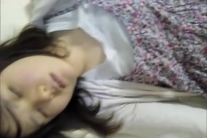 Man sliding dick over Asian chicks mouth lips nrh003 00