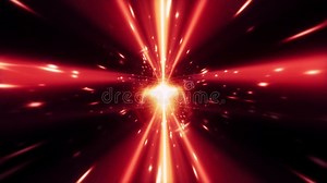 Movimento luminoso colorido fundo vermelho pisca vermelha girando fundo futurista rodando fundo futurista sem soldadura 4k.