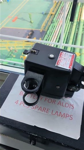 daylight signaling lamp on a giant tanker ship #fishing #ship #shippingroute #suezcanal #navy #sea