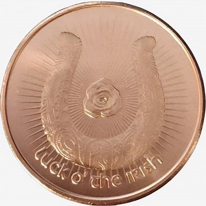 1 Oz Copper LUCKY ROUNDS (5 Pack) - Etsy