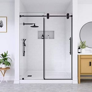 [Hot Item] Modern Indoor Aluminium French Casement Swing Glass Shower Door